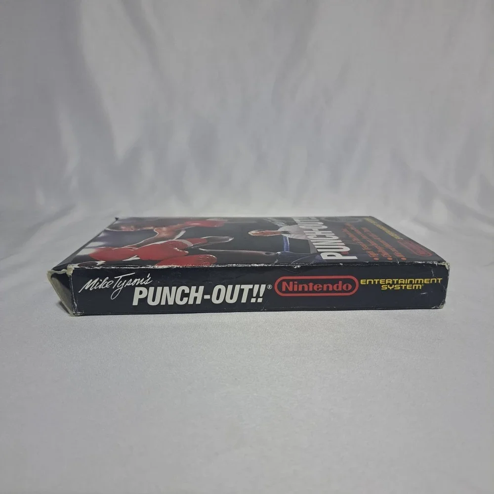 Mike Tyson's Punch Out For NES 1987 Cartridge Box Manual Sleeve Letter‎